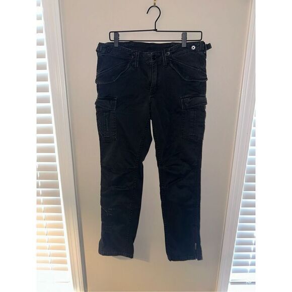 BCBG Mazazria Black Cargo Pants Womens 29 - Picture 1 of 7